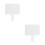 2Pièces Tableaux Portatifs Double-Face Blancs Pour Notation Et Jeu 7