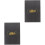 2Pcs Black Graduation Party Guest Book for Memory Keeping 4