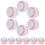 24Pcs White PU Baseballs Soft Small Training Balls for Kids Practice 3