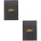 2Pcs Black Graduation Party Guest Book for Memory Keeping 7