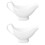 2Pcs White Ceramic Syrup Pitcher Small Creamer Container for Coffee 6