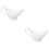 2Pcs White Ceramic Syrup Pitcher Small Creamer Container for Coffee 7