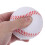 24Pcs White PU Baseballs Soft Small Training Balls for Kids Practice 11