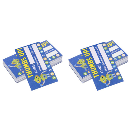 500Pièces Cartes Punch Créatives Pour Récompenser Élèves