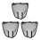 3Pcs Lightweight Nose Cover Mesh Fly Resistant Nose Guard 4
