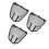 3Pcs Lightweight Nose Cover Mesh Fly Resistant Nose Guard 6