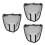 3Pcs Lightweight Nose Cover Mesh Fly Resistant Nose Guard 9