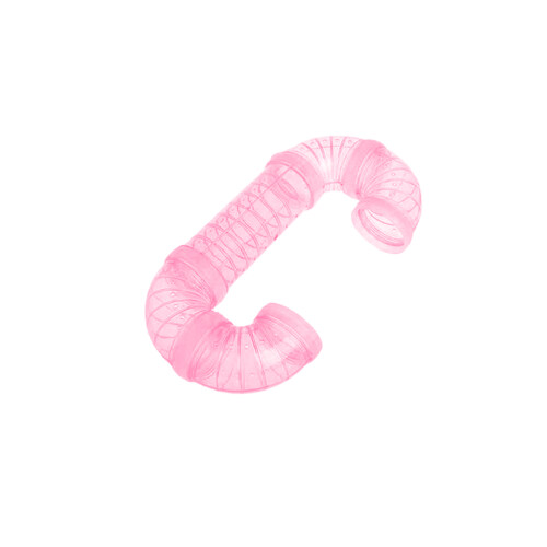 4Pièces Tunnel Rose Cage Hamster Pour Exercices Jeux 2