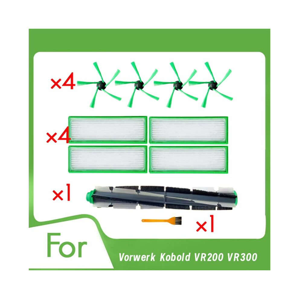 10 Pcs For Kobold Vr200 Vr300 Vacuum Cleaner Accessories Roller Side Brush Hepa Filter Ultra Durable Accessories 6033488552703