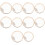 10Pièces Tambour Percussion Bois Instrument Enfant 8