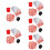 5Ensembles Kit Rouge Cartes Et 11