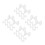 40Pcs Clear Plastic Wire Bobbins for Sewing Embroidery Compact Durable 9