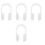 4Pièces Protections Silicone Confort Enfants Pour Natation 4