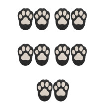 5Pairs PVC Fursuit Paw Soles Waterproof Non-Slip Furry Footwear Pads