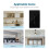 Zigbee  Fan Light US  1 Gang Touch Control with Slider Control Fan Speed Neutral Required Work with Tuya APP 3