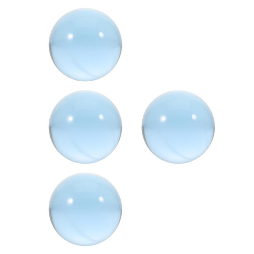 4Pcs Blue Resin Clear Juggling Balls Pro Grade Circus Props