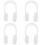4Pièces Protections Silicone Confort Enfants Pour Natation 5