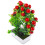4Pcs Realistic Fake Fruit Tree Red Plastic Bonsai Indoor Decoration 2