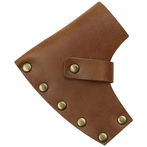5Pièces Protège-Lame Cuir Marron Portable Pour Camping 2