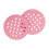 4Pcs Lightweight Pink Round Plastic Placemats Heat Insulation Mats 10