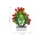 4Pcs Realistic Fake Fruit Tree Red Plastic Bonsai Indoor Decoration 9