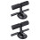 2Pcs Comfortable Black Exercise Bar for Sit-Up and Leg Muscle Training 5