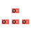 4St Interview Plastic Cassettebandjes Rood Blank 60 Minuten Opname 8