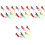 24Pièces Figurines Petits Oiseaux Décoratifs En Plumes Métal Mousse 4