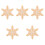 5Pièces Stickers Antidérapants Dorés Pour Snowboard Usage 4