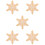 5Pièces Stickers Antidérapants Dorés Pour Snowboard Usage 9