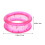 20Pièces Anneaux Silicone Rose Confortables Pour Ciseaux Coiffure Sûrs 3