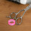 20Pièces Anneaux Silicone Rose Confortables Pour Ciseaux Coiffure Sûrs 6