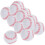 60Pcs Soft PU Baseballs Flexible White Training Balls for Outdoor Play 2