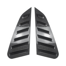 Triangulära Fönsterluckor för Bilar Bakre Jalusier Persienner Lock Trim för Impreza WRX STI 2011-2014 Kolfiber