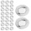 600Pcs Invisible Black Nylon Hair Nets Elastic Mesh for Women's Bun 2
