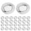 600Pcs Invisible Black Nylon Hair Nets Elastic Mesh for Women's Bun 3