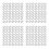 600Pcs Invisible Black Nylon Hair Nets Elastic Mesh for Women's Bun 6