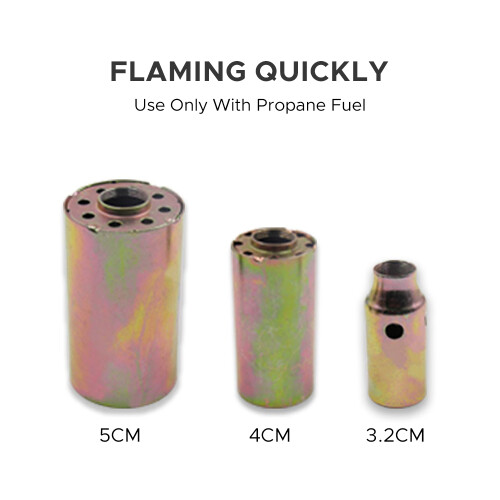 Propane Torch Head Copper 58*15*5cm, 2m Hose, 3 Nozzles