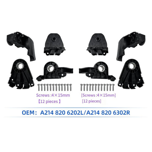 1Set Front Headlight Repair Kits for - E-CLASS W214 E260 E300 24-25 Headlamp Bracket Mount A2148206202L A