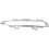 Left & Right Fog Light Trim Set for   CLS550 2012-2015 3