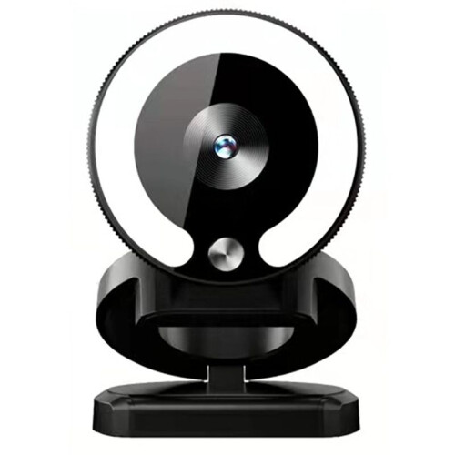4K Webcam HD Camera with Fill Light Laptop PC Computer Live Broadcast Camera Video Web Camera Microphone Webcast