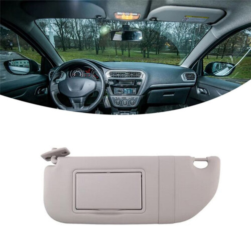 Interior Sunvisor with Mirror Front Visor Assembly for  301  C2 C3 Elysee 14-17 Sunshade 98038433DS Left 1