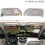 Interior Sunvisor with Mirror Front Visor Assembly for  301  C2 C3 Elysee 14-17 Sunshade 98038433DS Left 7