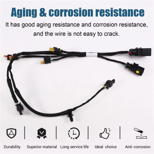 06J971082D Engine Injector Cable Wiring Harness for  CC  B6 7 Sharan  Beetle    Engine 1.8 2.0 1