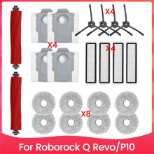Set di Accessori di Ricambio per Aspirapolvere Robot per  Q Revo/P10, Spazzola Laterale Principale, Filtro HEPA, Panno per Mocio, Sacchetti