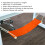 Portable Orange Foot Hammock Under Desk, Adjustable & Breathable 4