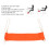 Portable Orange Foot Hammock Under Desk, Adjustable & Breathable 8