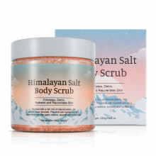 Easy Exfoliation Himalayan Salt Body Scrub Fast Absorbing Texture Convenient Storage Solution For Home Spa Experience Anti Cellulite And Stretch Mark