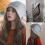 (Aoki Ash) Wavy Slouchy Beanie Hat with Detachable Wig 7