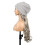 (Aoki Ash) Wavy Slouchy Beanie Hat with Detachable Wig 12